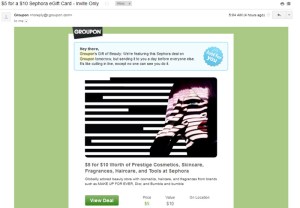 Groupon Deal for Sephora